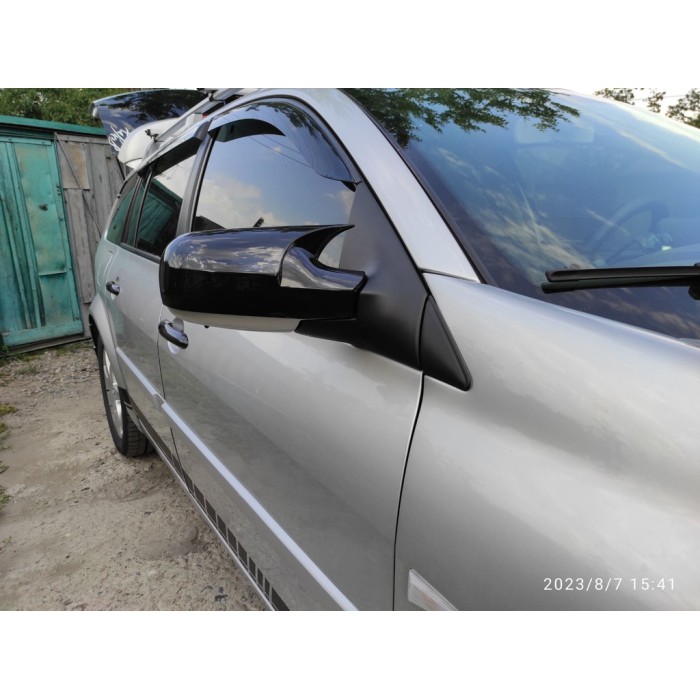 Накладки на дзеркала BMW-Style (2 шт) для Renault Scenic/Grand 2003-2009 рр