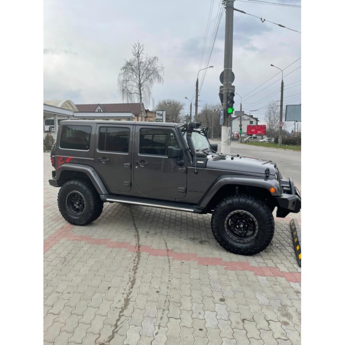 Бокові пороги Black (2 шт) для Jeep Wrangler 2007-2017 рр