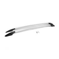 Рейлинги OmsaLine Solid (2 шт, серые) для Ford Kuga/Escape 2013-2019 гг
