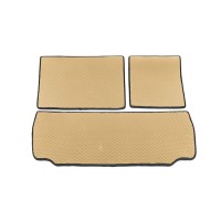 Коврики багажника (EVA, бежевые) для Toyota Sequoia 2007-2022гг