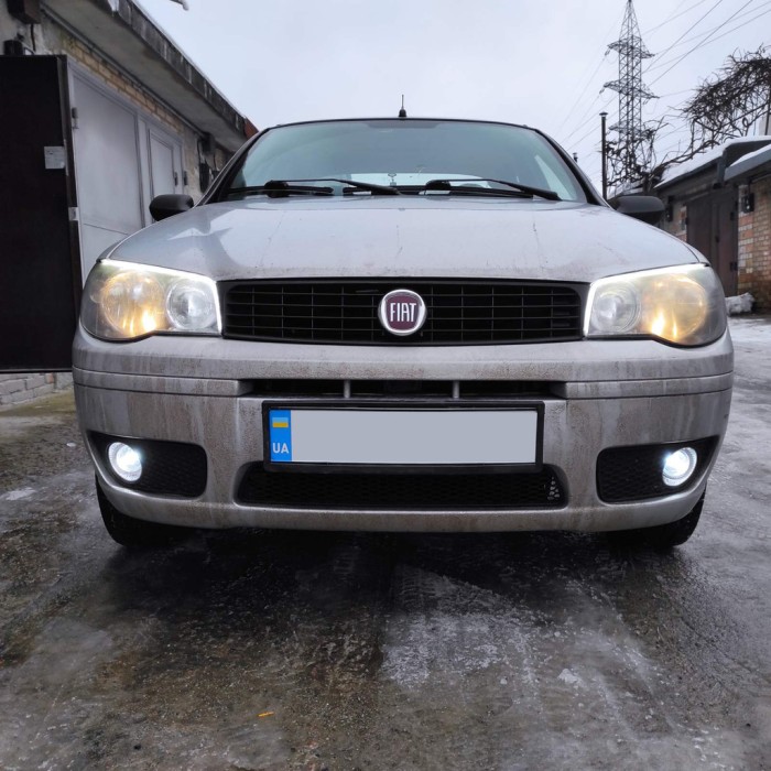 Протитуманки (з LED лампою) для Fiat Albea 2002- рр