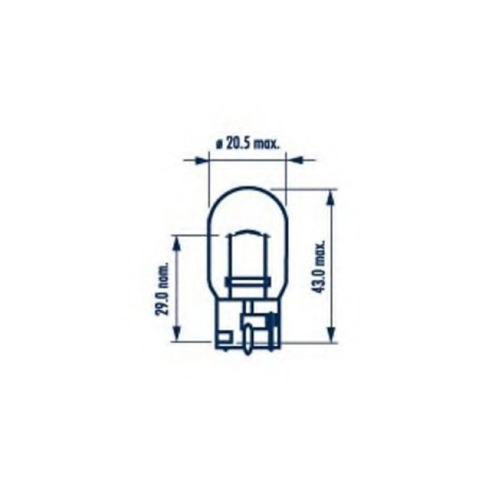 Вказівна лампа Narva 17632 W21W 12V 21W W3x16d