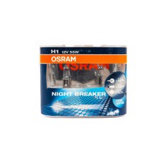 Лампа головного світла Osram H1 55W 64150NBP Night Breaker Plus