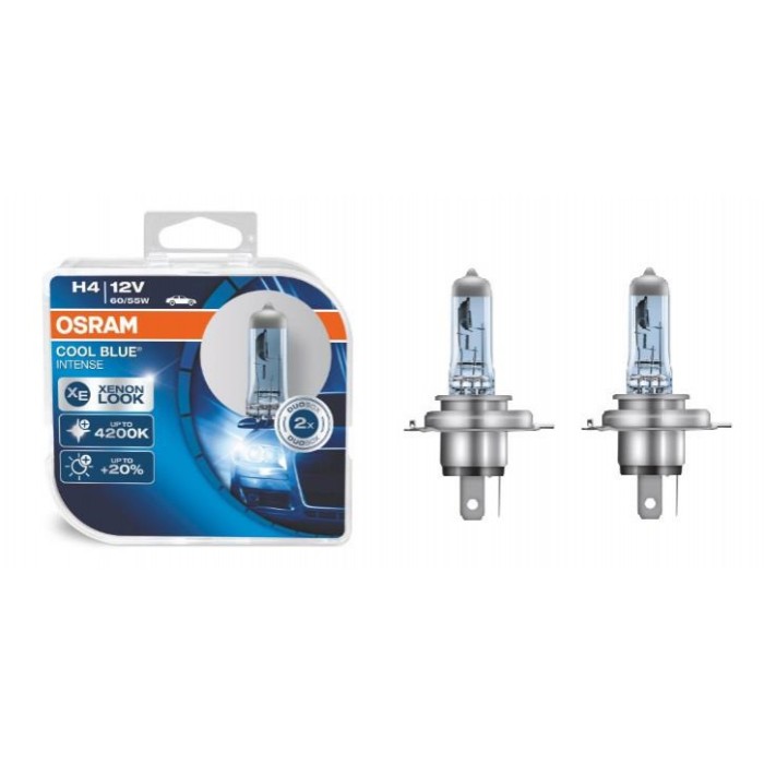 Лампа головного світла Osram H4 60/55W Cool Blue Intense 64193CBI