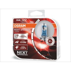 Лампа головного світла Osram H4 60/55W Night Breaker Laser -2025150% 64193NL150