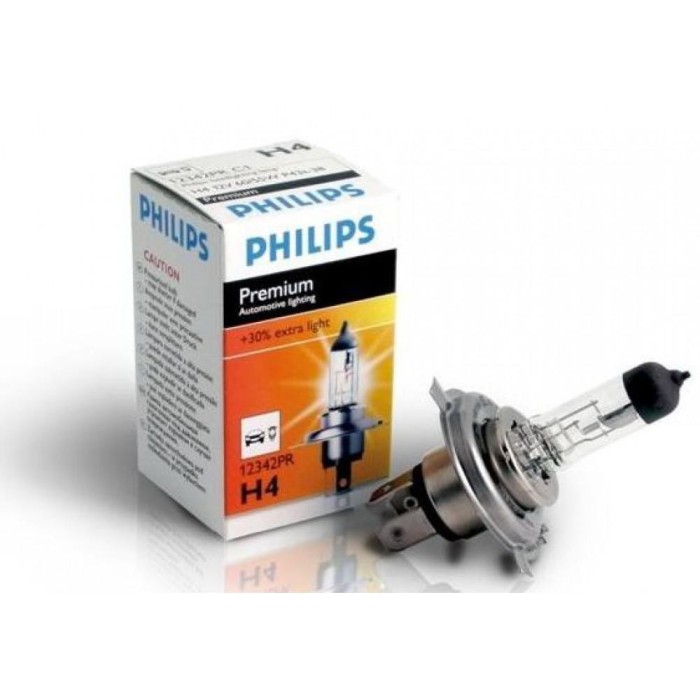 Лампа головного світла Philips H4 60/55W 12342PR Premium -202530%