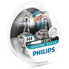 Лампа головного світла Philips H4 60/55W Xtreme Vision 12342XV