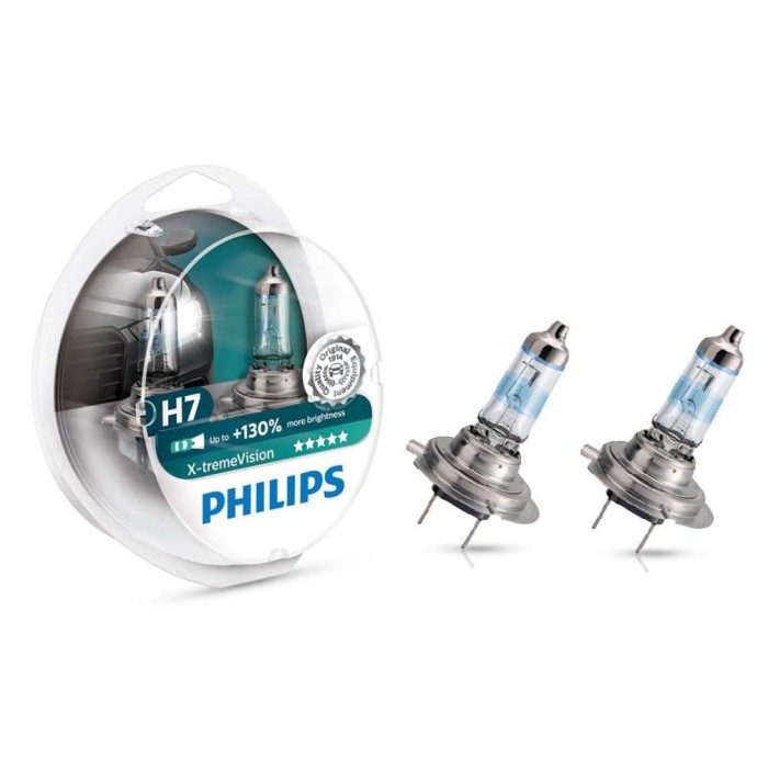 Лампа головного світла Philips H7 55W 12972XV Xtreme Vision -2025130%