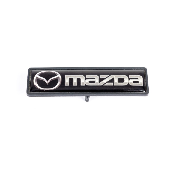 Шильдик для ковриков (1шт) для Тюнинг Mazda