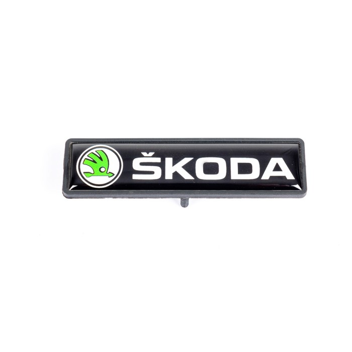 Шильдик для ковриков (1шт) для Тюнинг Skoda