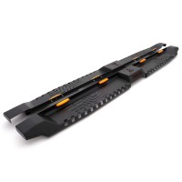 Боковые пороги Dakar V2 с LED (2 шт, металл) для Ford Ranger 2011-2022 гг