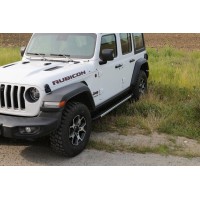 Бокові пороги Duru (2 шт., Алюміній) для Jeep Wrangler 2018- рр