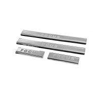 Накладки на пороги Carmos V2 (4 шт, нерж.) для Ford Focus I 1998-2005 рр