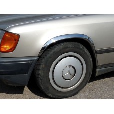 Накладки на арки 1985-1989 (4 шт, нерж) для Mercedes E-сlass W124 рр