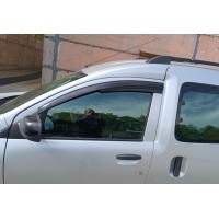 Ветровики (2 шт, Sunplex Sport) для Renault Dokker 2013-2022 гг