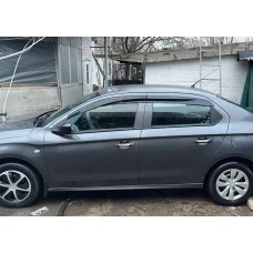 Ветровики (4 шт, Sunplex Sport) для Peugeot 301