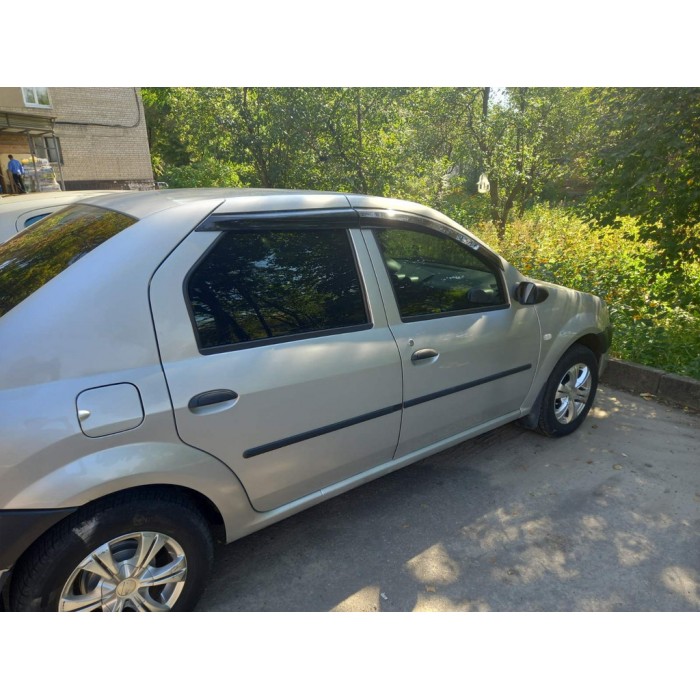 Вітровики (4 шт., Sunplex Sport) для Renault Logan I 2005-2008 рр