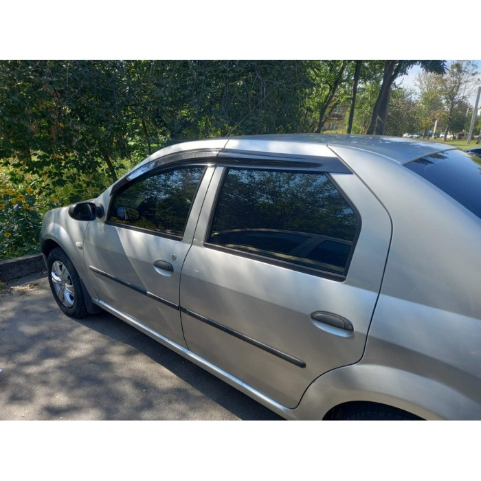 Вітровики (4 шт., Sunplex Sport) для Renault Logan I 2005-2008 рр