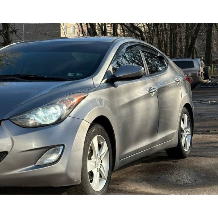 Вітровики (4 шт., Sunplex Sport) для Hyundai Elantra 2011-2015 рр