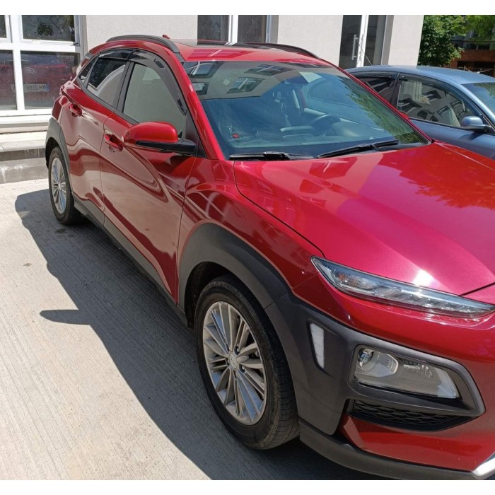 Вітровики (4 шт., Sunplex Sport) для Hyundai Kona 2017-2023 рр