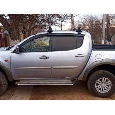 Вітровики (4 шт., Sunplex Sport) для Mitsubishi L200 2006-2015 рр