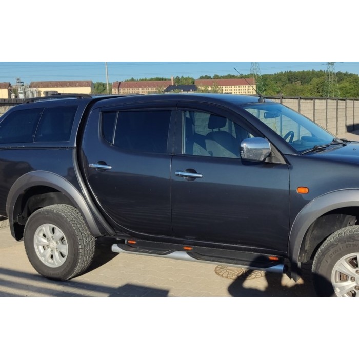 Вітровики (4 шт., Sunplex Sport) для Mitsubishi L200 2006-2015 рр