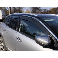 Вітровики (4 шт., Sunplex Sport) для Peugeot 3008 2016-2023 рр