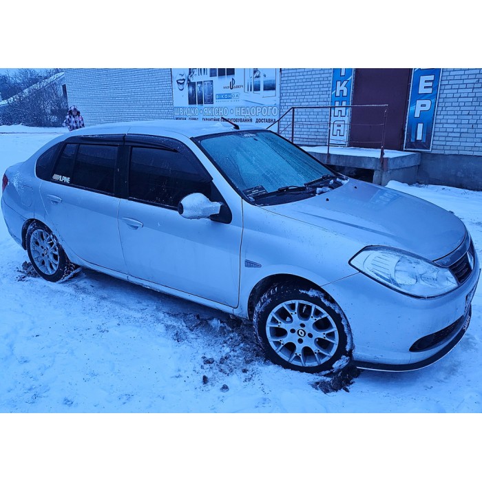 Вітровики (4 шт., Sunplex Sport) для Renault Symbol 2008-2013 рр