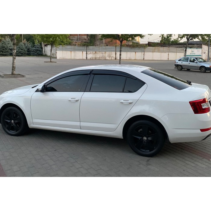 Вітровики (4 шт., Sunplex Sport) для Skoda Octavia III A7 2013-2019рр