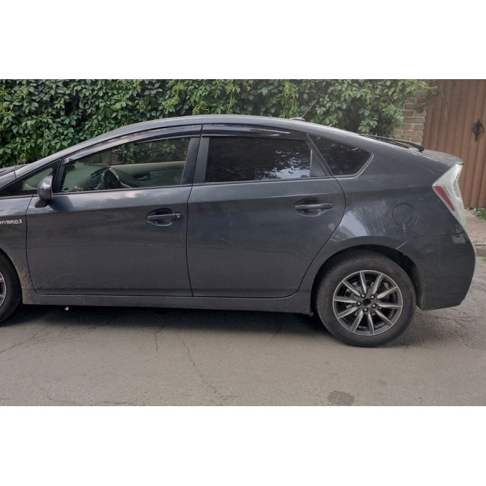 Ветровики (4 шт., Sunplex Sport) для Toyota Prius 2009-2015 гг