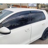 Ветровики HB (4 шт, Sunplex Sport) для Volkswagen Golf 6