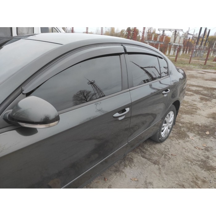 Вітровики SD (4 шт., Sunplex Sport) для Volkswagen Passat B6 2006-2012рр