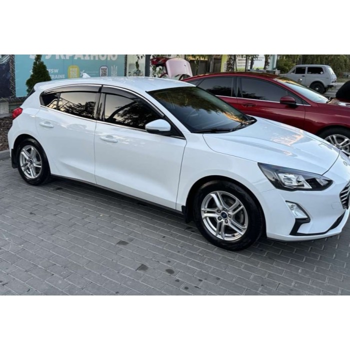 Вітровики з хромом HB/SD (4 шт., Sunplex Chrome) для Ford Focus IV 2018- рр