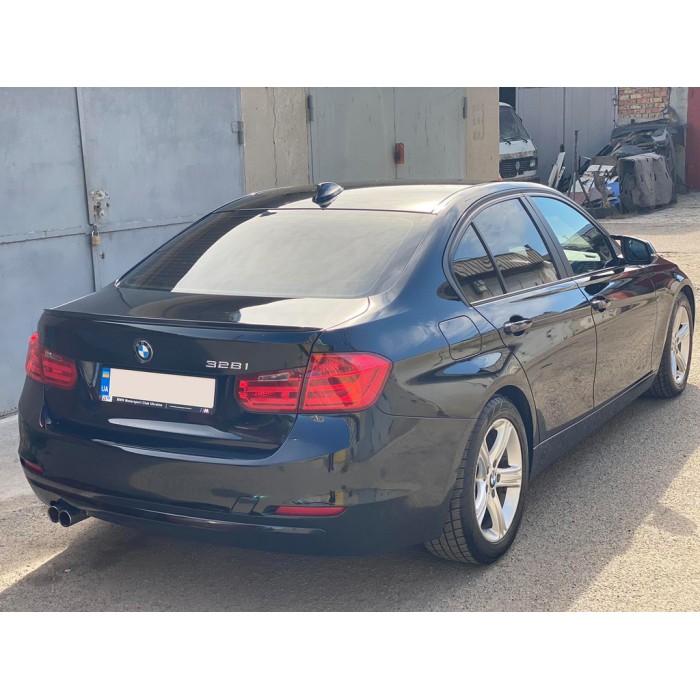 Спойлер LIP (Sunplex, чорний) для BMW 3 серія F-30/31/34 2012-2019 рр