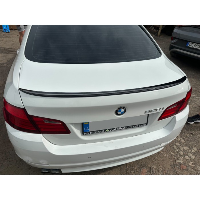 Спойлер LIP F10 (Sunplex, черный) (127см*6,3см) для BMW 5 серия F-10/11/07 2010-2016 гг