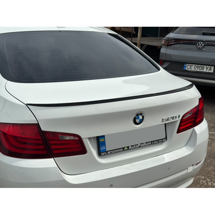 Спойлер LIP F10 (Sunplex, черный) (127см*6,3см) для BMW 5 серия F-10/11/07 2010-2016 гг