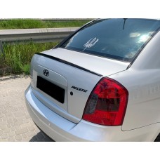 Спойлер LIP (Sunplex, черный) (115,8см*6,3см) для Hyundai Accent 2006-2010 гг