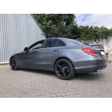 Спойлер LIP (Sunplex, чорний) (125,9см *6см) для Mercedes C-сlass W205 2014-2021рр