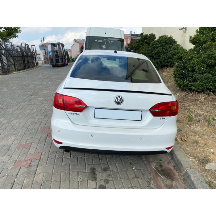 Спойлер LIP (Sunplex, черный) (115,8см*6,3см) для Volkswagen Jetta 2011-2018 гг