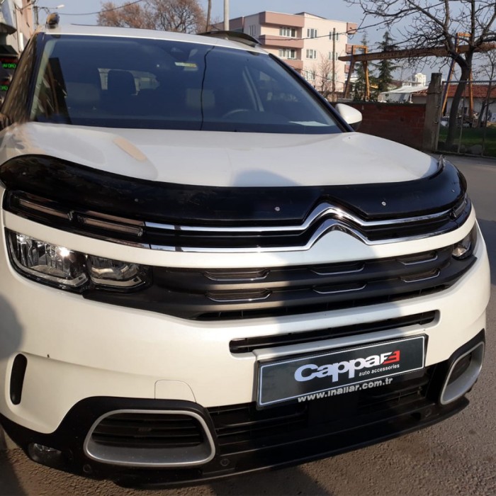 Дефлектор капота (Eurocap) для Citroen C5 Aircross 2017- рр