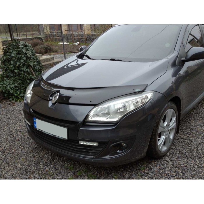 Дефлектор капота 2009-2013 (EuroCap) для Renault Megane III рр