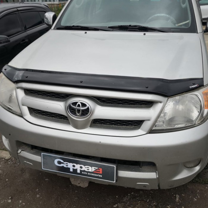 Дефлектор капота 2006-2011 (EuroCap) для Toyota Hilux рр