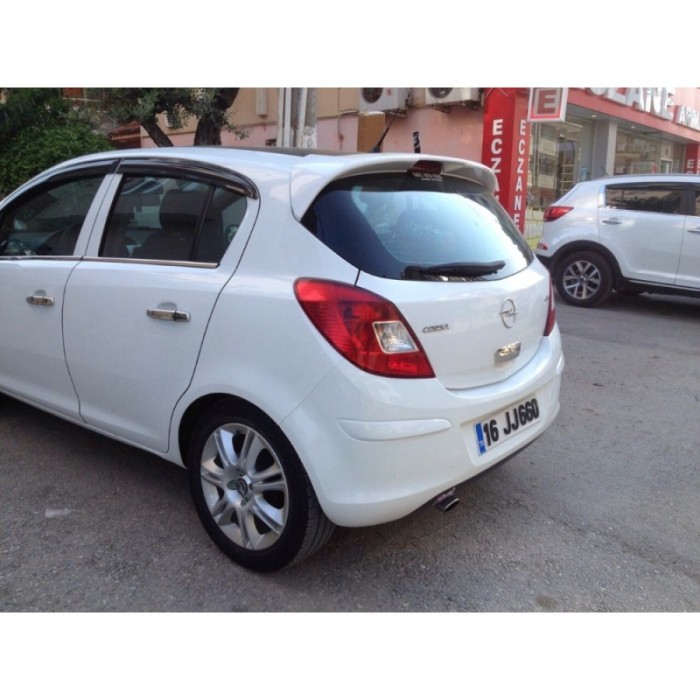 Спойлер 4-дверний (під фарбування) для Opel Corsa D 2007-2014 рр