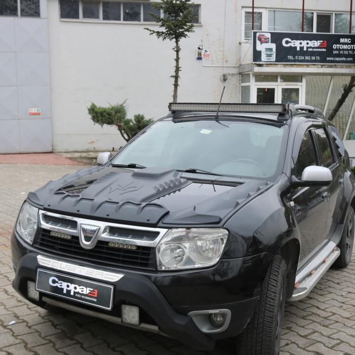 Комплект накладок на капот DRAGON (3 шт) для Renault Duster 2008-2017 рр