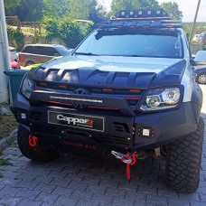 Комплект накладок на капот DRAGON (3 шт) для Volkswagen Amarok 2010-2022 рр