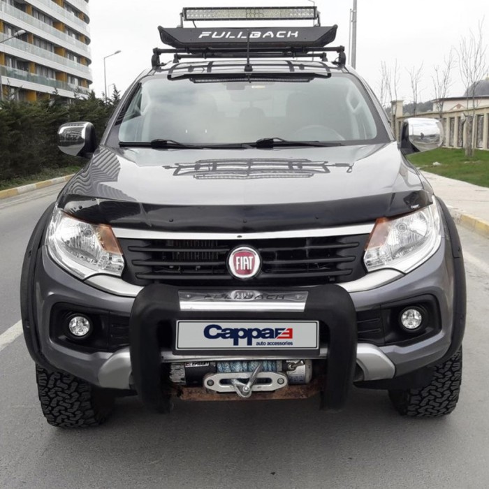 Дефлектор капота (EuroCap) для Fiat Fullback 2016- рр