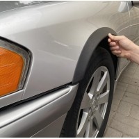 Накладки на арки (4 шт, чорні, ABS-пластик) для Mercedes C-class W202 1993-2001 рр