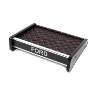 Полка на пенель (Черная с красной нитью) для Ford Transit 1991-2000 гг