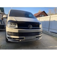 Передній подвійний захист ST011 (нерж.) для Volkswagen T6