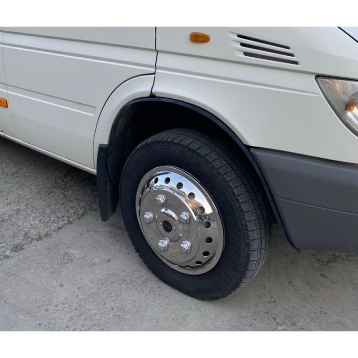 Ковпаки з нержавійки Exclusive V2 (2-котковий) для Volkswagen LT 1995-2006 рр